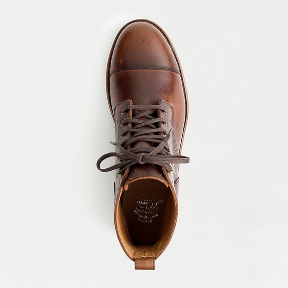 J.Crew Men\'s Kenton leather cap-toe boots main image 4